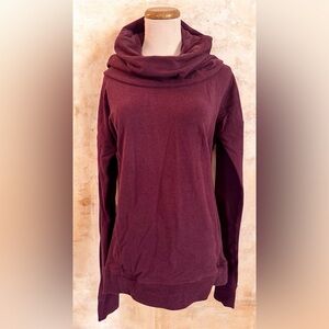 [Lululemon] Stress Less Hoodie in Heathered Bordeaux Sz: 6